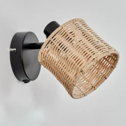 hofstein Cavaca Applique murale, Spot mural Noir, 1 lumière