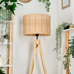 Luminaires Scandinaves-hofstein Cavaca Lampadaire Écru, 1 lumière