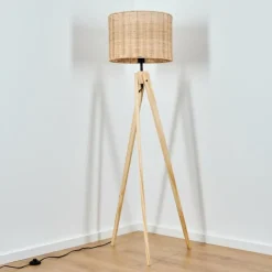 Luminaires Scandinaves-hofstein Cavaca Lampadaire Écru, 1 lumière