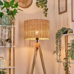 Luminaires Scandinaves-hofstein Cavaca Lampadaire Écru, 1 lumière