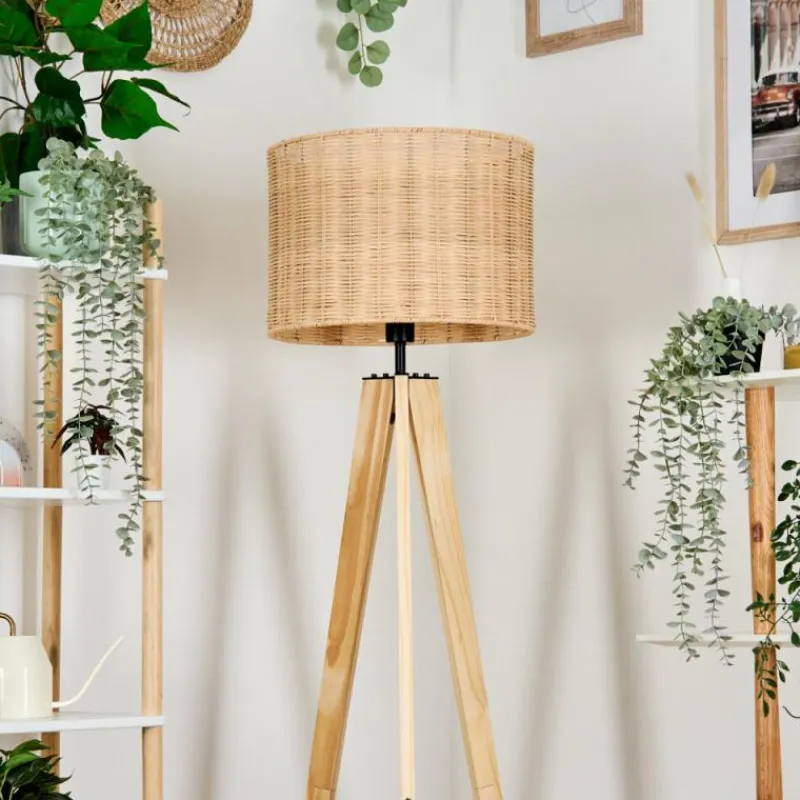 Luminaires Scandinaves-hofstein Cavaca Lampadaire Écru, 1 lumière
