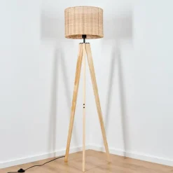 Luminaires Scandinaves-hofstein Cavaca Lampadaire Écru, 1 lumière