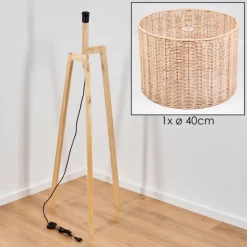 Luminaires Scandinaves-hofstein Cavaca Lampadaire Écru, 1 lumière