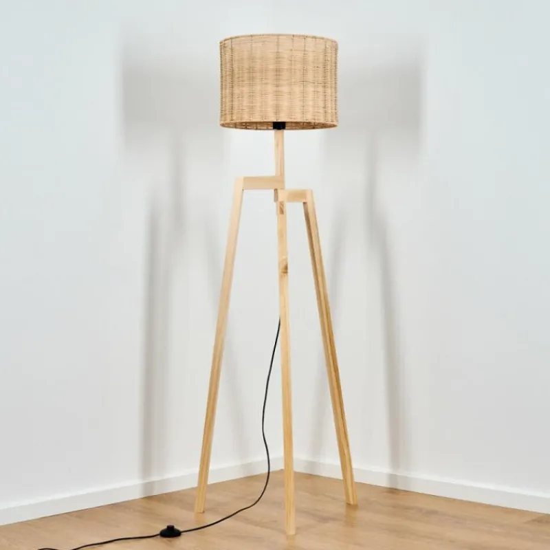 Luminaires Scandinaves-hofstein Cavaca Lampadaire Écru, 1 lumière