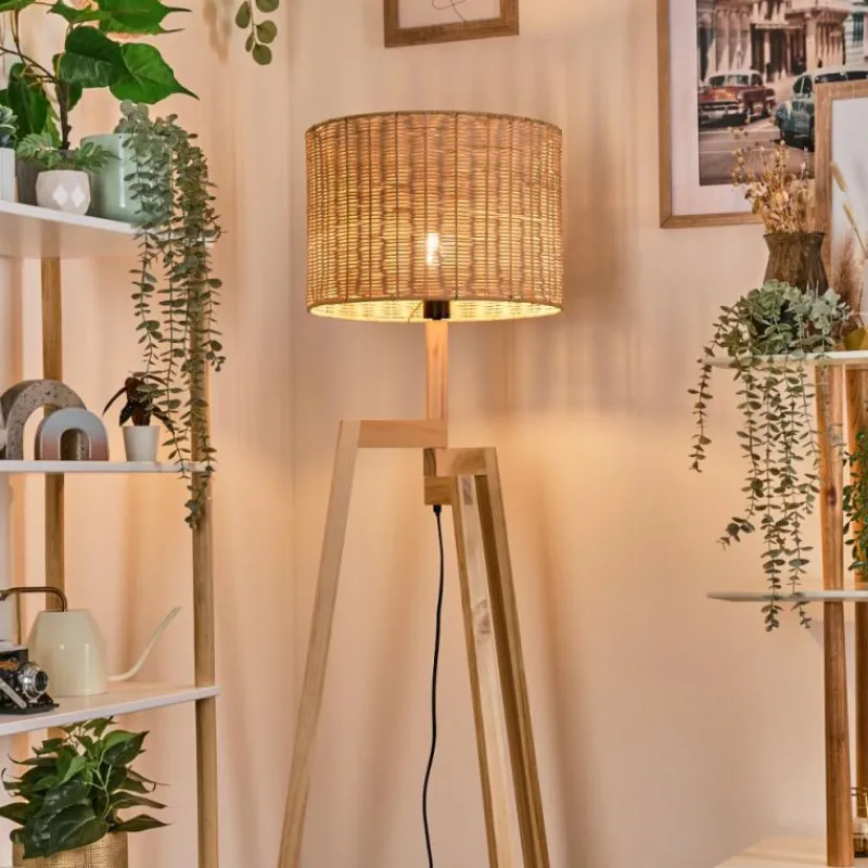 Luminaires Scandinaves-hofstein Cavaca Lampadaire Écru, 1 lumière