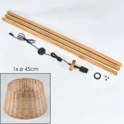 Luminaires Scandinaves-hofstein Cavaca Lampadaire Écru, 1 lumière