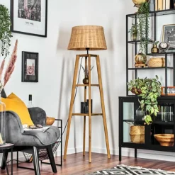 Luminaires Scandinaves-hofstein Cavaca Lampadaire Écru, 1 lumière