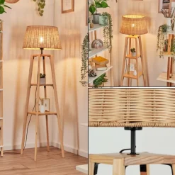Luminaires Scandinaves-hofstein Cavaca Lampadaire Écru, 1 lumière