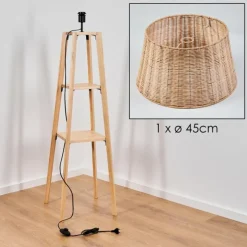 Luminaires Scandinaves-hofstein Cavaca Lampadaire Écru, 1 lumière