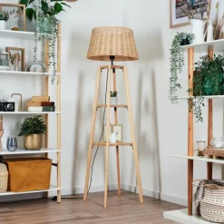 Luminaires Scandinaves-hofstein Cavaca Lampadaire Écru, 1 lumière