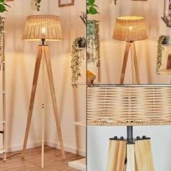 Luminaires Scandinaves-hofstein Cavaca Lampadaire Écru, 1 lumière