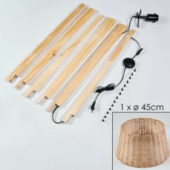 Luminaires Scandinaves-hofstein Cavaca Lampadaire Écru, 1 lumière