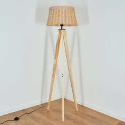 Luminaires Scandinaves-hofstein Cavaca Lampadaire Écru, 1 lumière