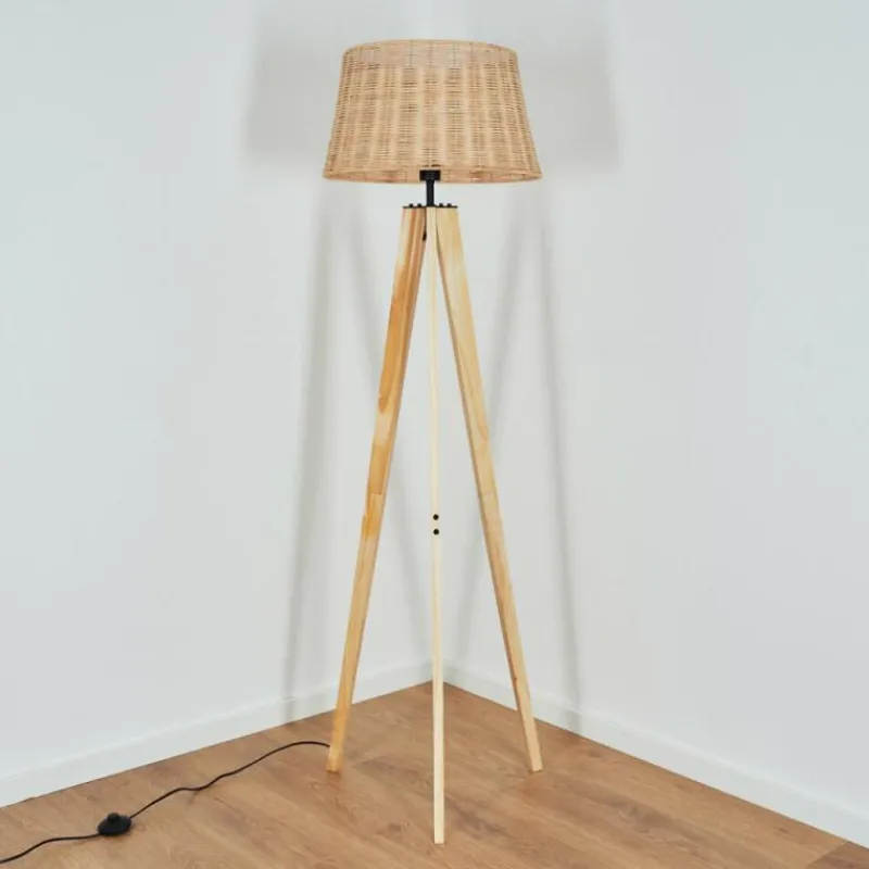 Luminaires Scandinaves-hofstein Cavaca Lampadaire Écru, 1 lumière