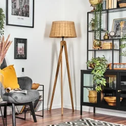 Luminaires Scandinaves-hofstein Cavaca Lampadaire Écru, 1 lumière