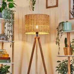 Luminaires Scandinaves-hofstein Cavaca Lampadaire Écru, 1 lumière