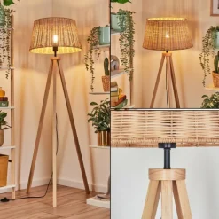 Luminaires Scandinaves-hofstein Cavaca Lampadaire Écru, 1 lumière