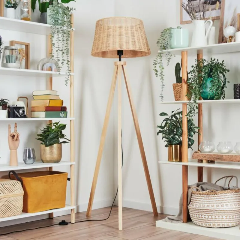 Luminaires Scandinaves-hofstein Cavaca Lampadaire Écru, 1 lumière