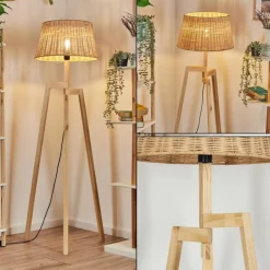 Luminaires Scandinaves-hofstein Cavaca Lampadaire Écru, 1 lumière
