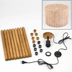 Luminaires Scandinaves-hofstein Cavaca Lampadaire Écru, 1 lumière