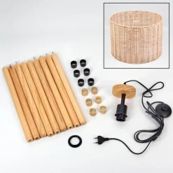 Luminaires Scandinaves-hofstein Cavaca Lampadaire Écru, 1 lumière