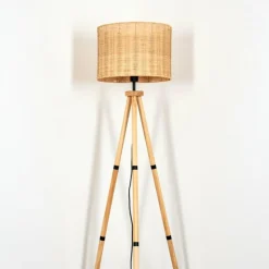 Luminaires Scandinaves-hofstein Cavaca Lampadaire Écru, 1 lumière