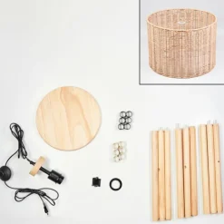 Luminaires Scandinaves-hofstein Cavaca Lampadaire Écru, 1 lumière