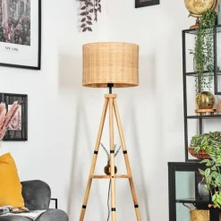 Luminaires Scandinaves-hofstein Cavaca Lampadaire Écru, 1 lumière