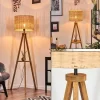 Luminaires Scandinaves-hofstein Cavaca Lampadaire Écru, 1 lumière