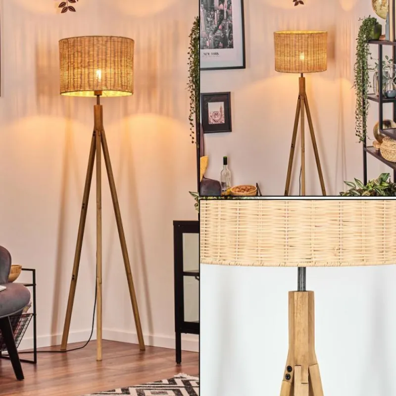 Luminaires Scandinaves-hofstein Cavaca Lampadaire Écru, 1 lumière