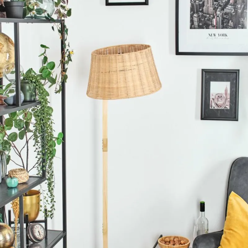 Luminaires Scandinaves-hofstein Cavaca Lampadaire Écru, 1 lumière