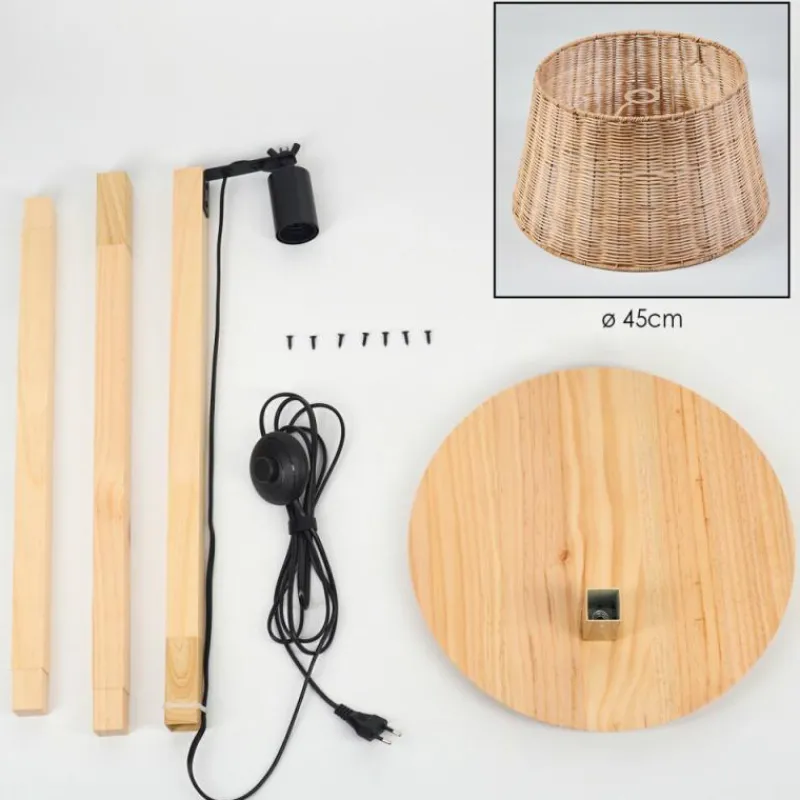 Luminaires Scandinaves-hofstein Cavaca Lampadaire Écru, 1 lumière