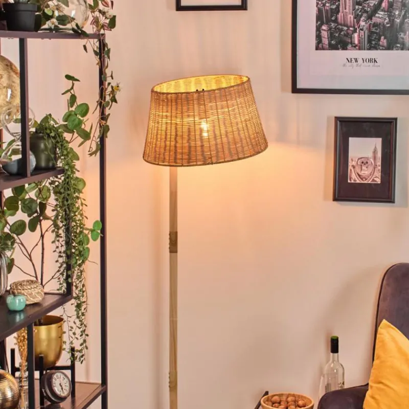 Luminaires Scandinaves-hofstein Cavaca Lampadaire Écru, 1 lumière