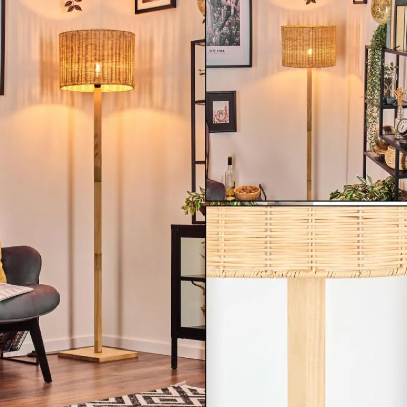 Luminaires Scandinaves-hofstein Cavaca Lampadaire Écru, 1 lumière