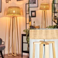 Luminaires Scandinaves-hofstein Cavaca Lampadaire Écru, 1 lumière