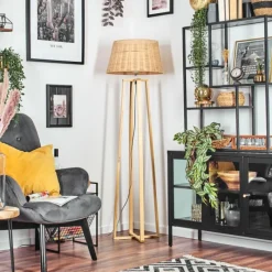 Luminaires Scandinaves-hofstein Cavaca Lampadaire Écru, 1 lumière