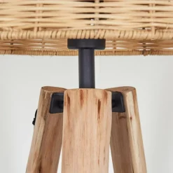 hofstein Cavaca Lampadaire Écru, Noir, 1 lumière