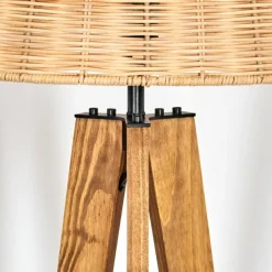 Luminaires Scandinaves-hofstein Cavaca Lampadaire Écru, Noir, 1 lumière