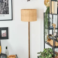 Luminaires Scandinaves-hofstein Cavaca Lampadaire Écru, Noir, 1 lumière
