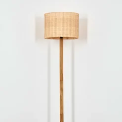 Luminaires Scandinaves-hofstein Cavaca Lampadaire Écru, Noir, 1 lumière