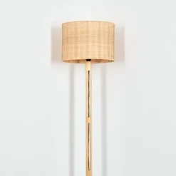 Luminaires Scandinaves-hofstein Cavaca Lampadaire Écru, Noir, 1 lumière