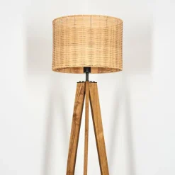 hofstein Cavaca Lampadaire, Liseuse Écru, Noir, 1 lumière