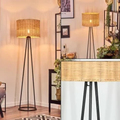 hofstein Cavaca Lampadaire, Liseuse Noir, 1 lumière