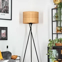 hofstein Cavaca Lampadaire Noir, 1 lumière