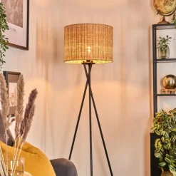 hofstein Cavaca Lampadaire Noir, 1 lumière