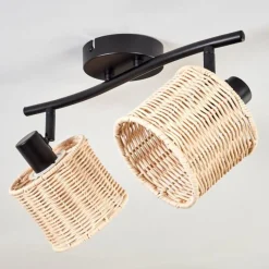 Luminaires Scandinaves-hofstein Cavaca Plafonnier Noir, 2 lumières