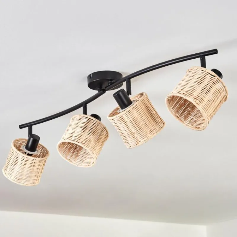 Luminaires Scandinaves-hofstein Cavaca Plafonnier Noir, 4 lumières