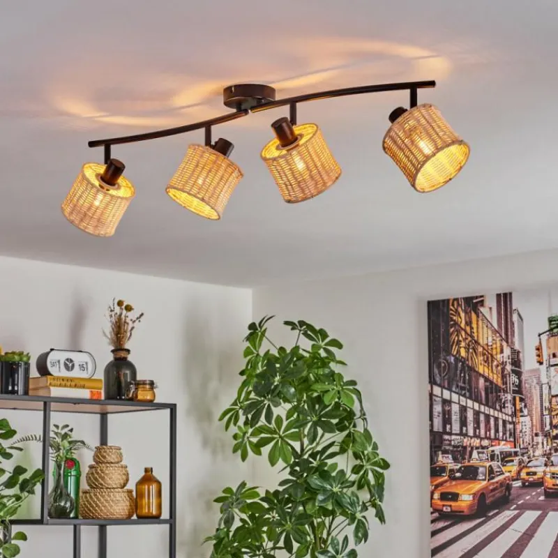 Luminaires Scandinaves-hofstein Cavaca Plafonnier Noir, 4 lumières