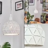 Luminaires Scandinaves-hofstein Ceira Suspension, Suspension Blanc, 1 lumière