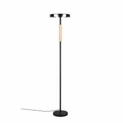 Suspension Verre Fumé-Luminaires Trio Celeste Lampadaire LED Noir, 1 lumière